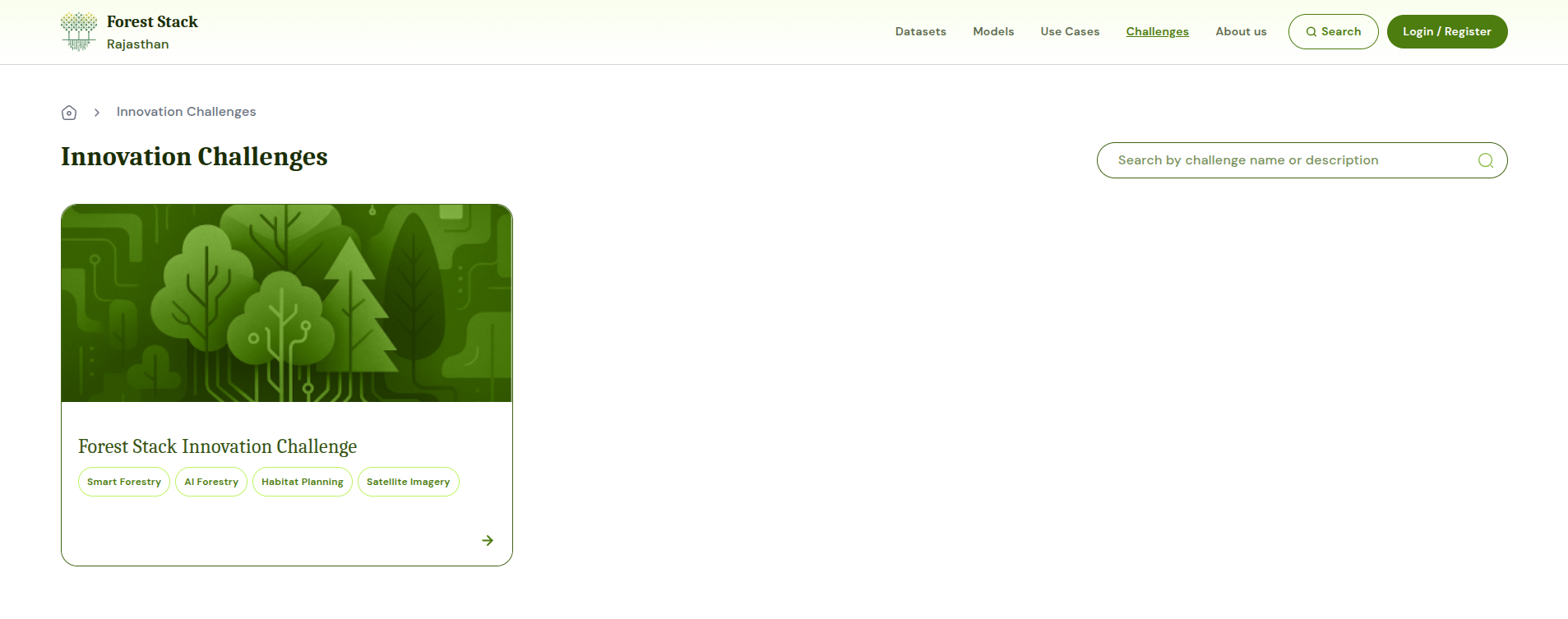 Forest Stack core features Challenges section